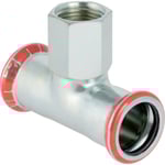 Te Geberit serie Mapress Acero al Carbono con rosca hembra: d=15mm, Rp=1/2″, d1=15mm